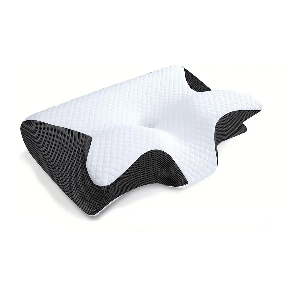 FletchFlex SleepForm Pillow – Orthopedic Butterfly Memory Foam Neck Support